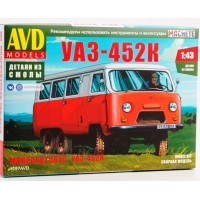 1497-КИТ Сборная модель Микроавтобус УАЗ-452К